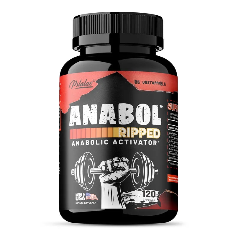 Anabol Ripped: Advanced Anabolic Muscle Builder for Enhanced Abdominal Muscle Mass, Accelerated Growth, Recovery, and Strength