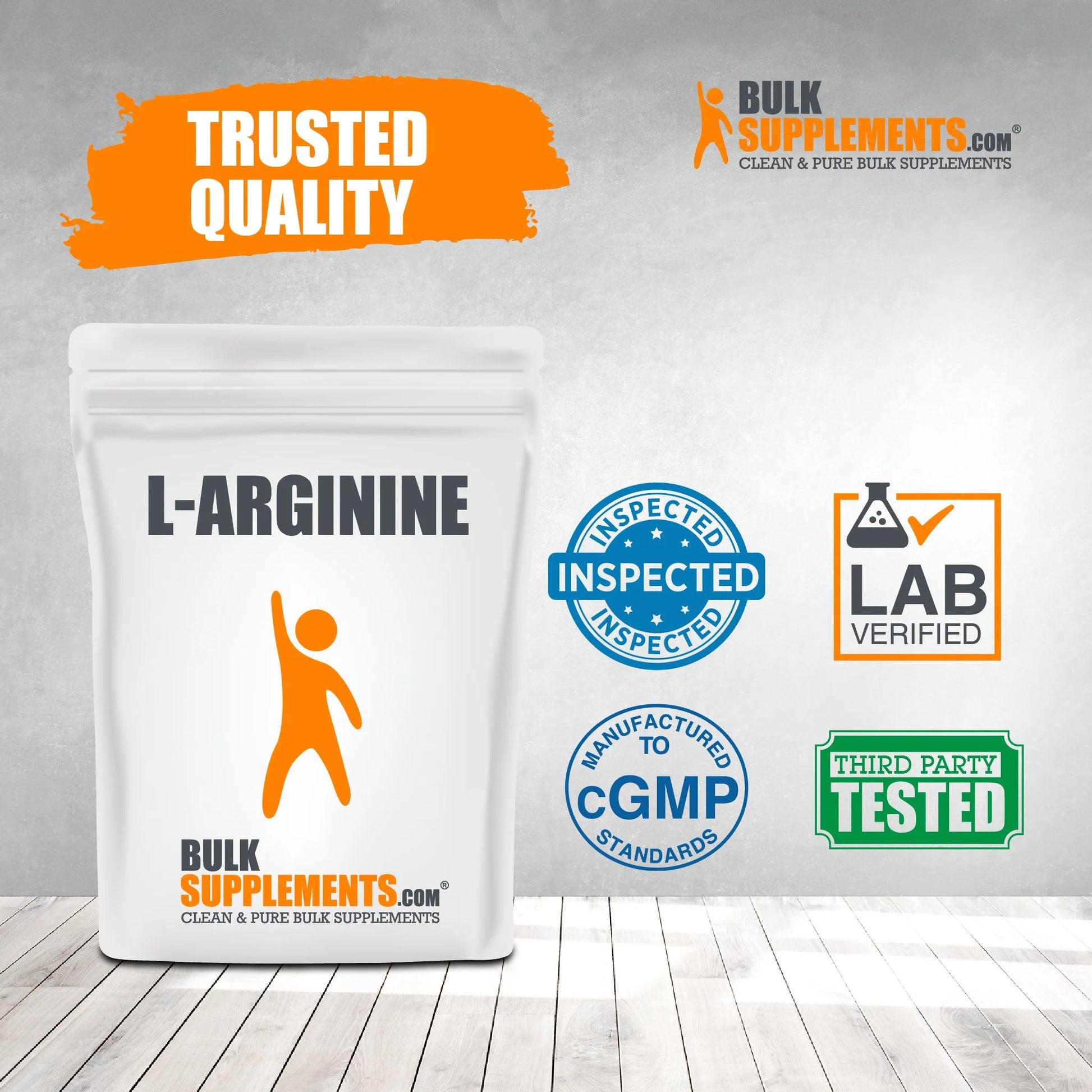 Bulksupplements L-Arginine Powder - Arginine Supplement - Unflavored, 1G per Serving, 100G (3.5 Oz)