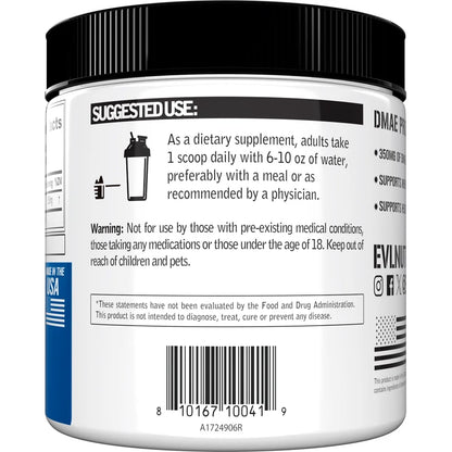 DMAE - Supports Mental Concentration - 350 Mg DMAE Bitartrate per Serving - Supports Healthy Brain Function - Dietary Supplement - 286 Servings - Unflavored Powder