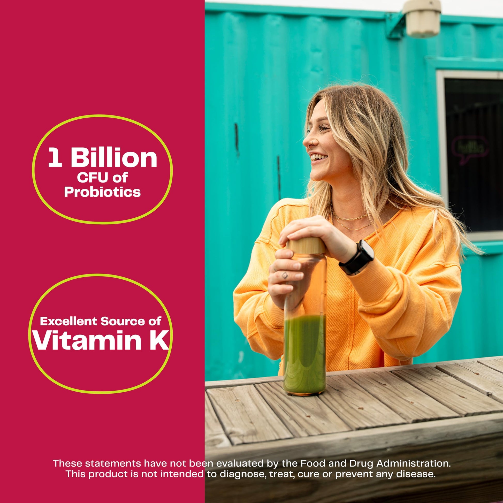 Greens Blend Mood: Super Greens Powder Smoothie Mix with Organic Spirulina, Chlorella, Beet Root Powder, Digestive Enzymes & Probiotics, 15 Servings. Passionfruit Citrus