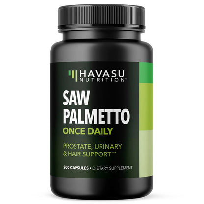 Havasu Saw Palmetto for Men | Hair Growth Prostate Supplement, 200 Ct