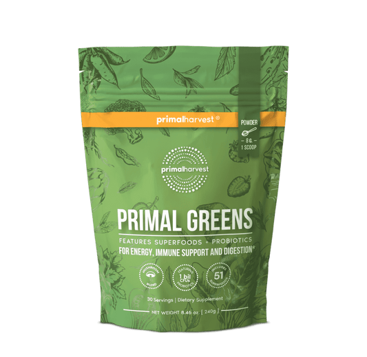 Greens Powder, 30 Scoops, Veggie Fruit and Vegetable Blend for Smoothies