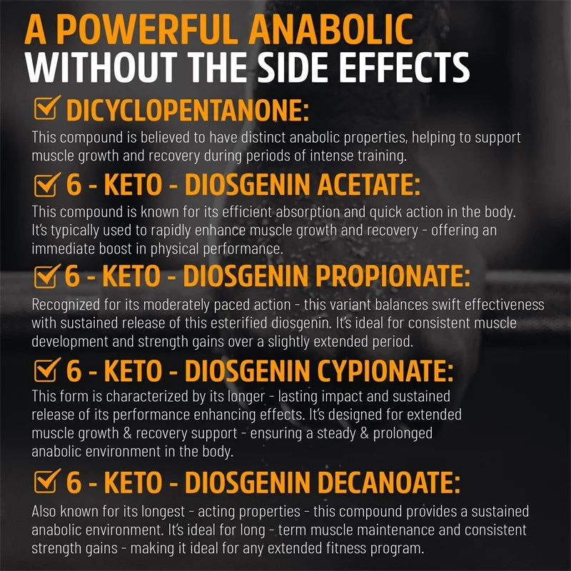 Anabol Ripped: Advanced Anabolic Muscle Builder for Enhanced Abdominal Muscle Mass, Accelerated Growth, Recovery, and Strength