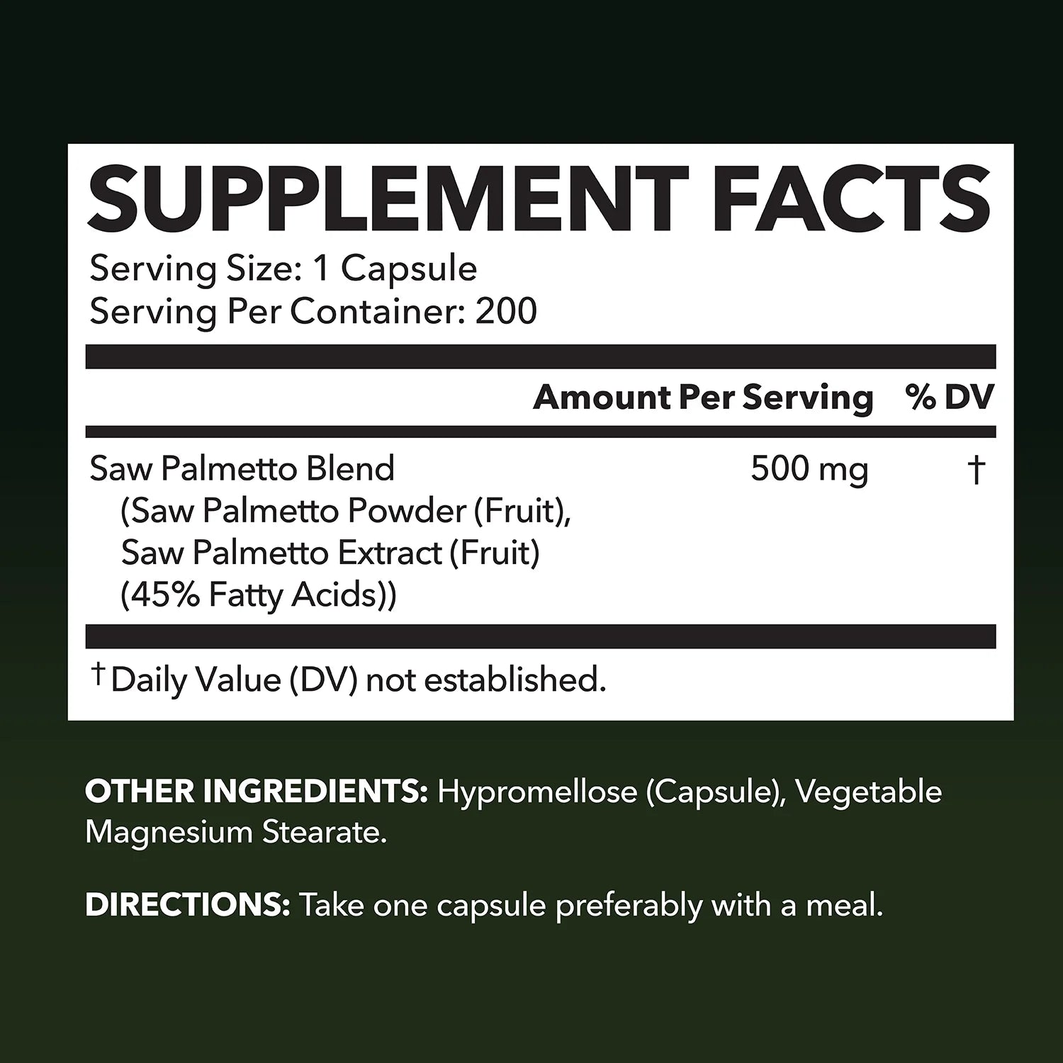 Havasu Saw Palmetto for Men | Hair Growth Prostate Supplement, 200 Ct