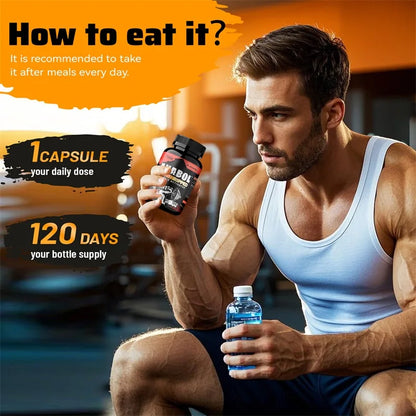 Anabol Ripped: Advanced Anabolic Muscle Builder for Enhanced Abdominal Muscle Mass, Accelerated Growth, Recovery, and Strength