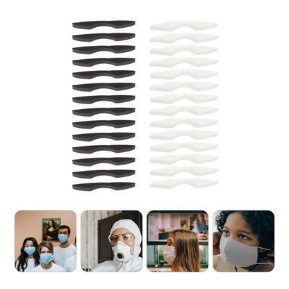 50 Pcs Soft Sponge Adhesive Nose Bridge Pads anti Fog Strips Seal Nose Cushions Protective Strips Eyewear Accessories Glasses